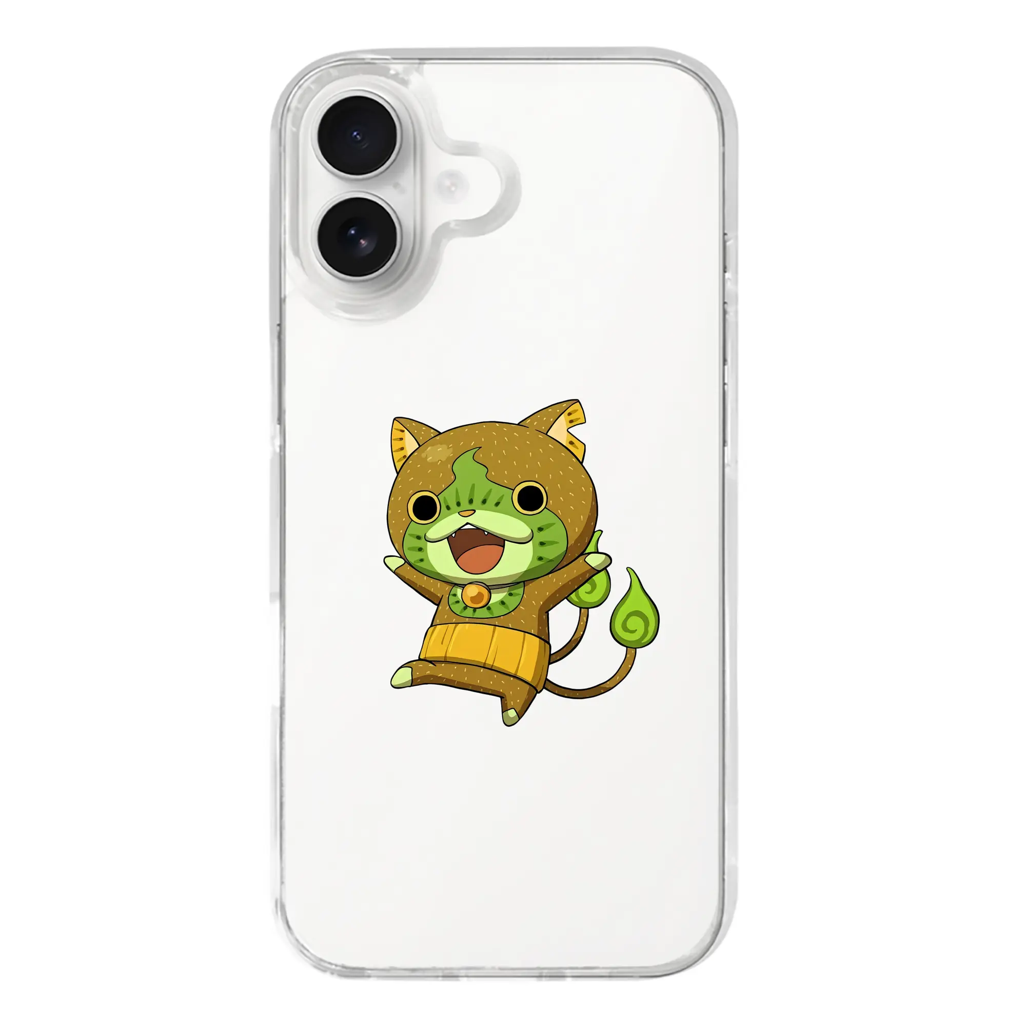 妖怪ウォッチ グッズ,ジバニャン - iPhone 17シリーズ 透明スマホケース – 薄型・耐衝撃・精密フィット保護カバー